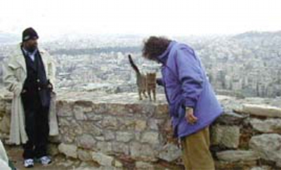 ネコとガイドとアテネの街